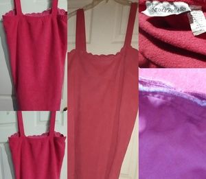 ❤Bath/Shower Wrap in Vivid Pink